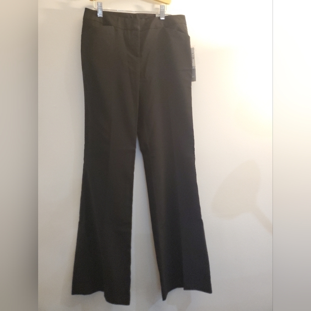 Suzy Shier NWT black wide leg trouser dress pant size 3